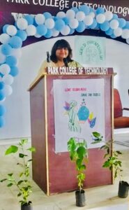 Speech Hosted by Mrs. DR. Anusya Ravi , CEO Park College of Engineering and Technology in Coimbatore