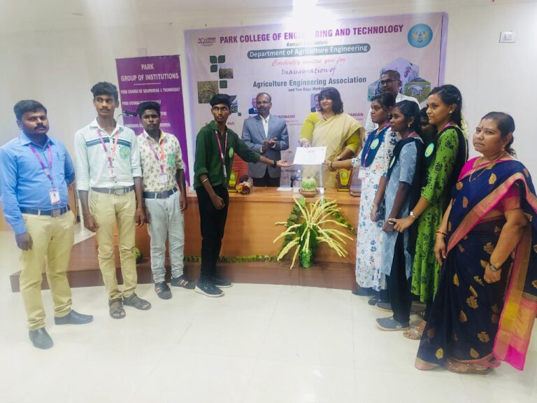 The inauguration of the Agriculture Engineering program with Students at PCET, Coimbatore The inauguration of the Agriculture Engineering program with Students at PCET, Coimbatore