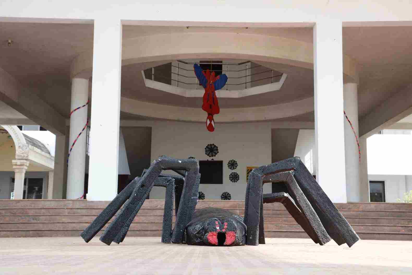 Spiderman Craft at Zero G Intercollegiate Cultural Fest in PCET