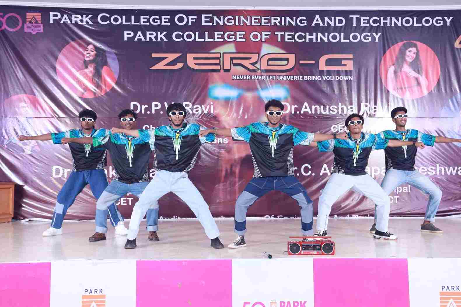 Western Dance Performance at Zero G Intercollegiate Cultural Fest in PCET